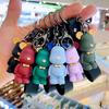 Nordic Cartoon Bear Keychain: Cute, Versatile Bow Tie Pendant for Bags and Cars