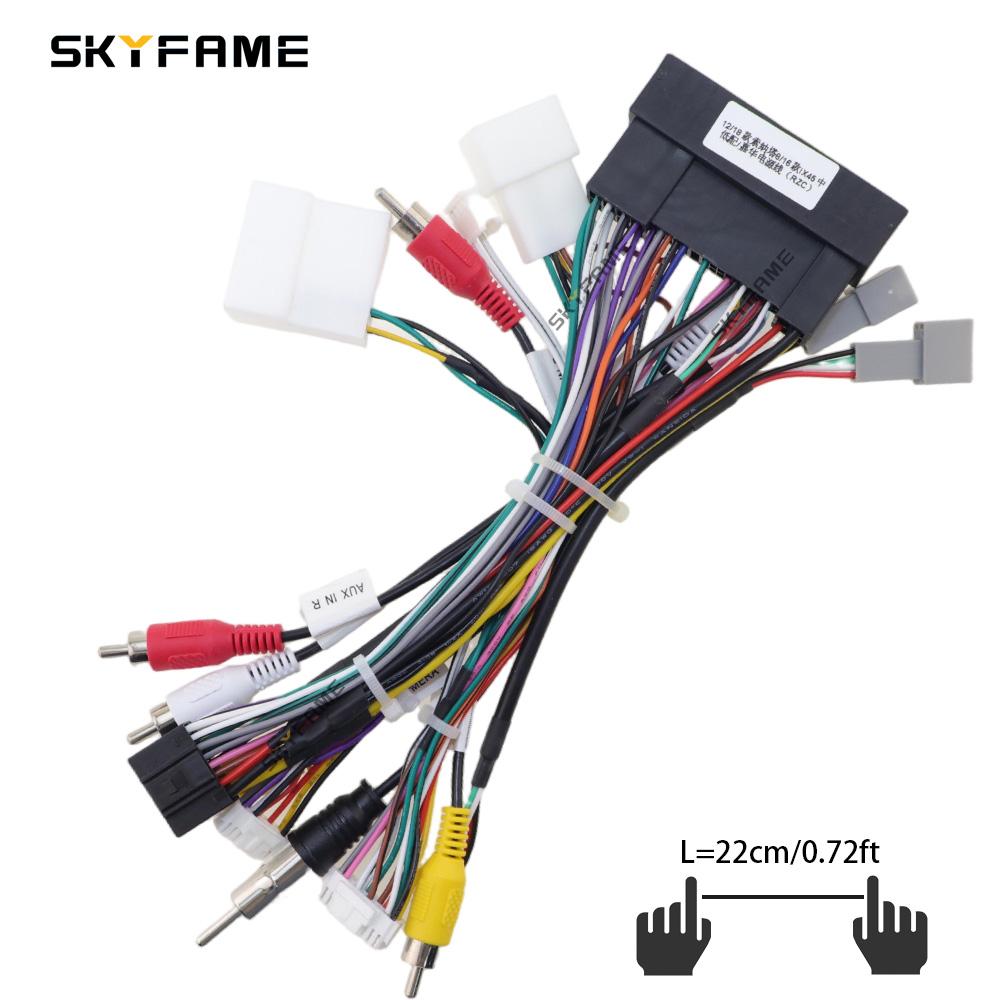 SKYFAME Для Hyundai Sonata 8 9 Kia K3 KX7 KX5 Ix45 IX35 SantaFe Автомобильная проводка Адаптер жгута проводов Canbus Box Spdif Усилитель Декодер