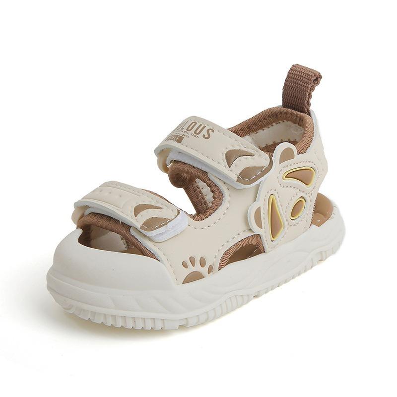 New summer soft sole anti-slip closed-toe toddler sandals for baby girls