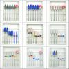 6PCS Milling Cutter For Manicure Set Nail Drill Bits Brush Mill Manicure Machine Accessories Cutter