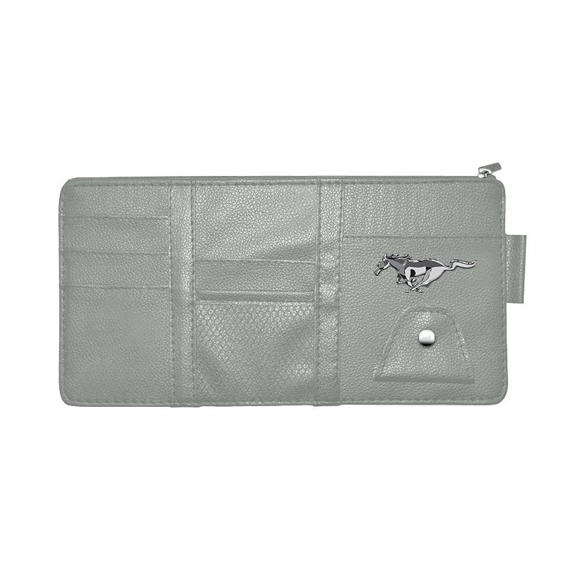 Car Sun Visor Point Type Multi-function Storage Bag Car Accessories For Ford Fiesta EcoSport Ranger Mondeo Mustang FOCUS 2 3 4 ws33