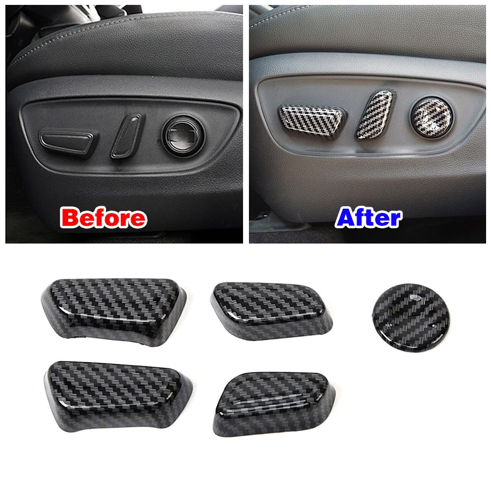 Для Toyota Highlander XU70 2024 года выпуска, аксессуары для салона автомобиля, молдинги, стильная центральная часть управления, отделка из углеродного волокна