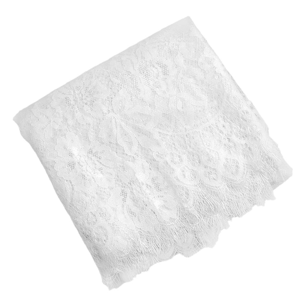 White Lace Table Runner French Wedding Table Cloth Family Table Decoration 36x300cm