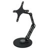 VARMHUS Monitor Arm Foldable Mobile Monitor Stand VESA Tabletop Mobile Display Arm Stand Freestanding Height Adjustment Compatible with Inches 10-18.5