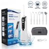 Portable Oral Irrigator USB Rechargeable Water Flosser Dental Water Jet 330ML Water Tank IPX7 Waterproof Teeth Cleaner