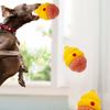 Bite Resistant Feeding Dog Toy Leak Proof Pet Slow Food Bowl Cartoon Pinecone Shape Dog Toy  Home