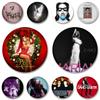 32/44/58mm Pop Albums Cover Badge Handmade Tinplate Plastic Brooches Exquisite Enamel Pins for Clothes Backpack Jewelry Accessories