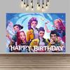 KPop Девушка Одержимые Охотники Украшение для Взрослой Вечеринки на День Рождения Фон для Фотозоны Декор Стола с Тортом Девушка Фон-Постер Принадлежности для Детского Праздника