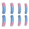L5 Pink Blue Ombre French Curve Fake Nails 20 Pieces Elegant Design Comfort Fit Durable ABS Material Perfect for Party Wedding Festival
