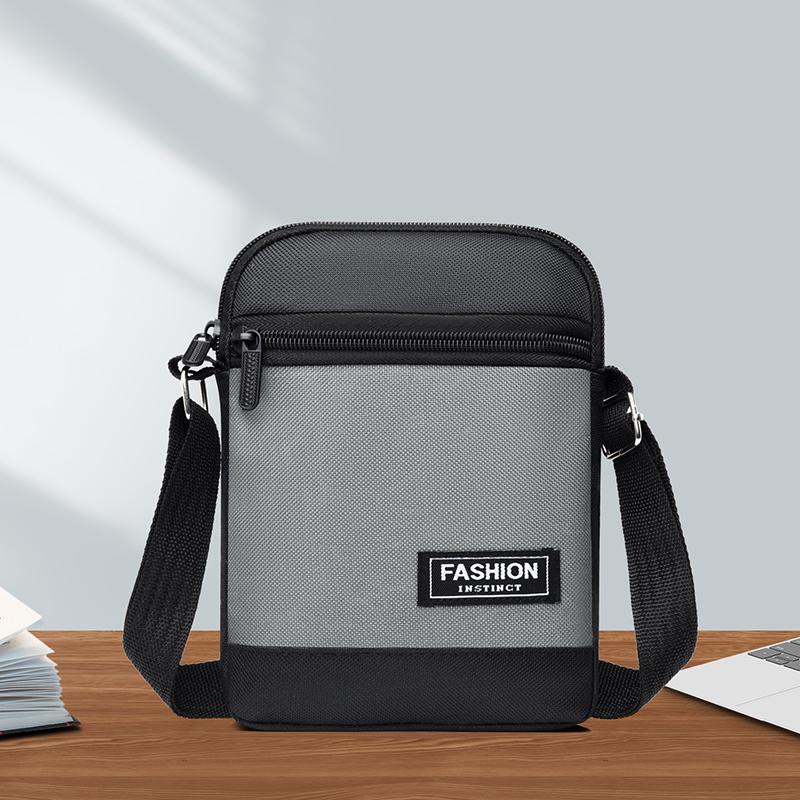 Женский рюкзак через плечо: Нейлоново-холщовая сумка через плечо большой вместимости для людей среднего и пожилого возраста.