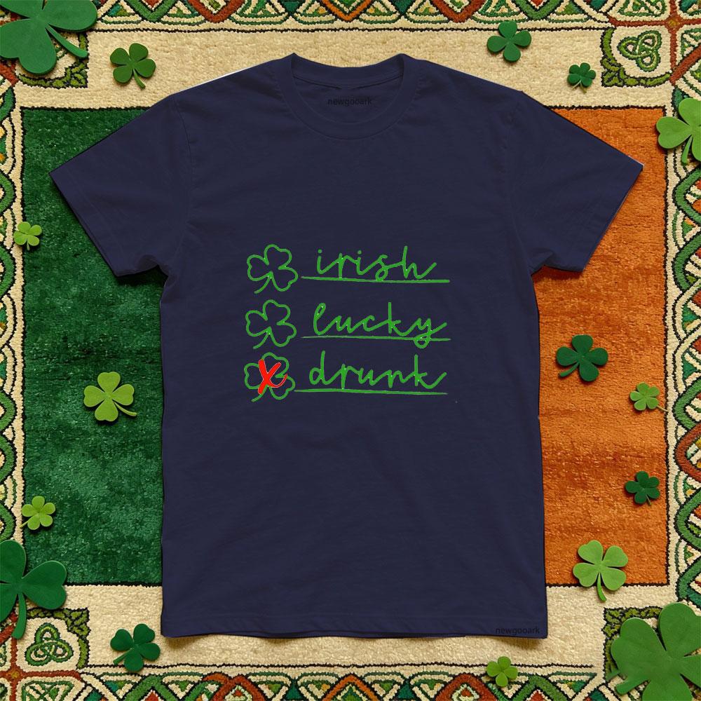 St Patricks Day 317 Classic graphic t shirts Unisex green cotton Casual funny festival lucky Irish Adult Party tee