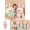 Colorful New Plush Tie-dye Mink Fur Doll Toy Adorable Soft Stuffed Animal For Kids
