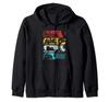 Steam Locomotive Vintage Retro Railway Locomotive Zip Hoodie