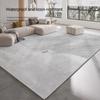 Гостиная Большая площадь Кристалл Бархатный ковер Минималистский серый спальня Декор Коврик Балкон Удобный Мягкий Гардероб Ковер