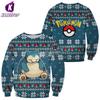 Anime Pikachu Merry Christmas Crewneck Sweatshirt 3D Print Men Women Casual Long Sleeve Outerwear Holiday Men's Sweatshirt