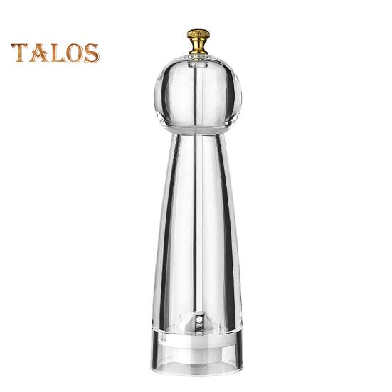 Машинка для специй, нескользящая ручка, абразивный материал, видимый дизайн, практичная портативная мельница для перца 6/8 дюйма, солонка, кухонный инструмент, кухонный гаджет