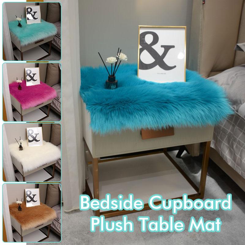 Мягкие пушистые ковры из искусственного меха для показа на туалетном столике, коврик для домашнего декора, мохнатые меховые ковры, фон для фотографий, ткань, пушистый ковер