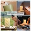 Portable Folding Camping Lantern Dimmable LED Tent Light, USB Rechargeable Origami Table Lamp for Travel, Emergency Night Light