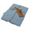 Pillowcases 40x40 with ruffles, blue, set of 2