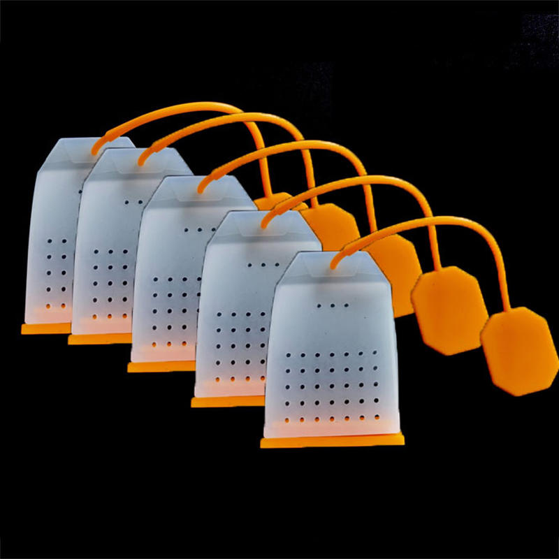 5Pcs Silicone Tea Infuser Bag Reusable Safe Loose Leaf Tea Bags Strainer Filter for Tea Drinker Utensils Tea Tools Kitchen Tools