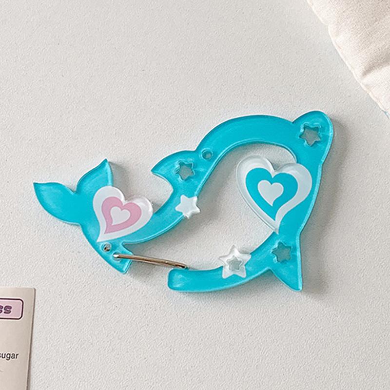 Акриловый мультяшный держатель для брелока в стиле инс, декор в форме дома, музыкальной ноты, яблока, для подвески на сумку, крючок для DIY, подвеска для ключей