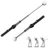Phyxiul Golf Practice Swing Equipment with Corrective Grip, Telescopic Swing Trainer, Golf Swing Correction, Increase Distance, Practice Equipment