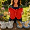 Customizable Garden Stepping Stones Stone Silicone Mold, Sunflower/Butterfly/Bee/Pumpkin/Snowflake/Mushroom/Fairy Paver Molds, Reusable Concrete