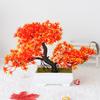 1PC Artificial Plastic Plants Bonsai Small Tree Pot Potted Flower Garden Fake Plant Arrangement Ornaments Room Home Table Decoration
