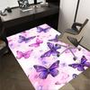 1PC Butterflies Flowers Non-Slip Floor carpet, Office, family, bedroom, Studio - Large Area Rug, Vibrant Colors, Longlasting Material-X416