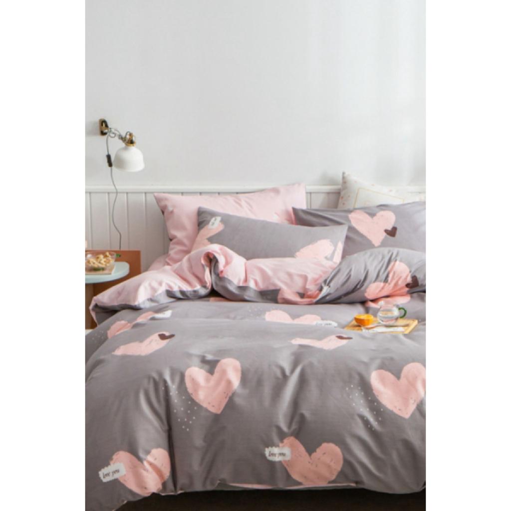 Двусторонний двойной пододеяльник с эластичными простынями