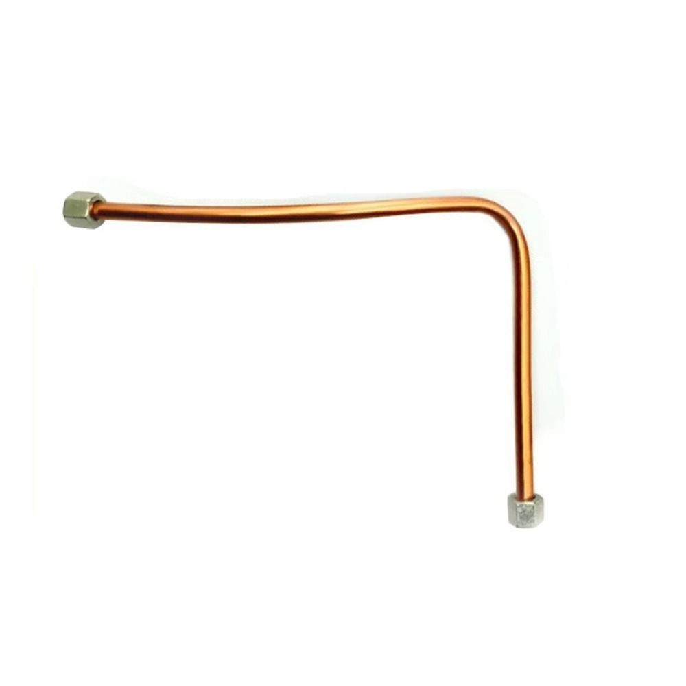 1 шт. 10*450 мм 10*550 мм Выпускная трубка для воздушного компрессора Шестигранная гайка G3/8" Алюминиевая соединительная трубка Шланг воздушной линии