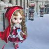 Одежда для кукол Blythe: костюм Красной Шапочки для кукол Obitsu 24, совместимая с Azone. (для кукол 16-18 см)