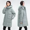 Женские хлопковые куртки средней длины с капюшоном, универсальные, модные, для среднего и молодого возраста, утолщенные теплые куртки, пуховики