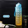 Бутылка для воды емкостью 900 мл с соломинкой и отметкой времени, матовый пластиковый стаканчик, меняющий цвет, бутылка для воды большой емкости