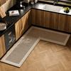 Kitchen Floor Mat Oil-proof Waterproof and Easy-care Pvc Carpet Bathroom Balcony Wipe Clean Free Cut Floor Mat Alfombra