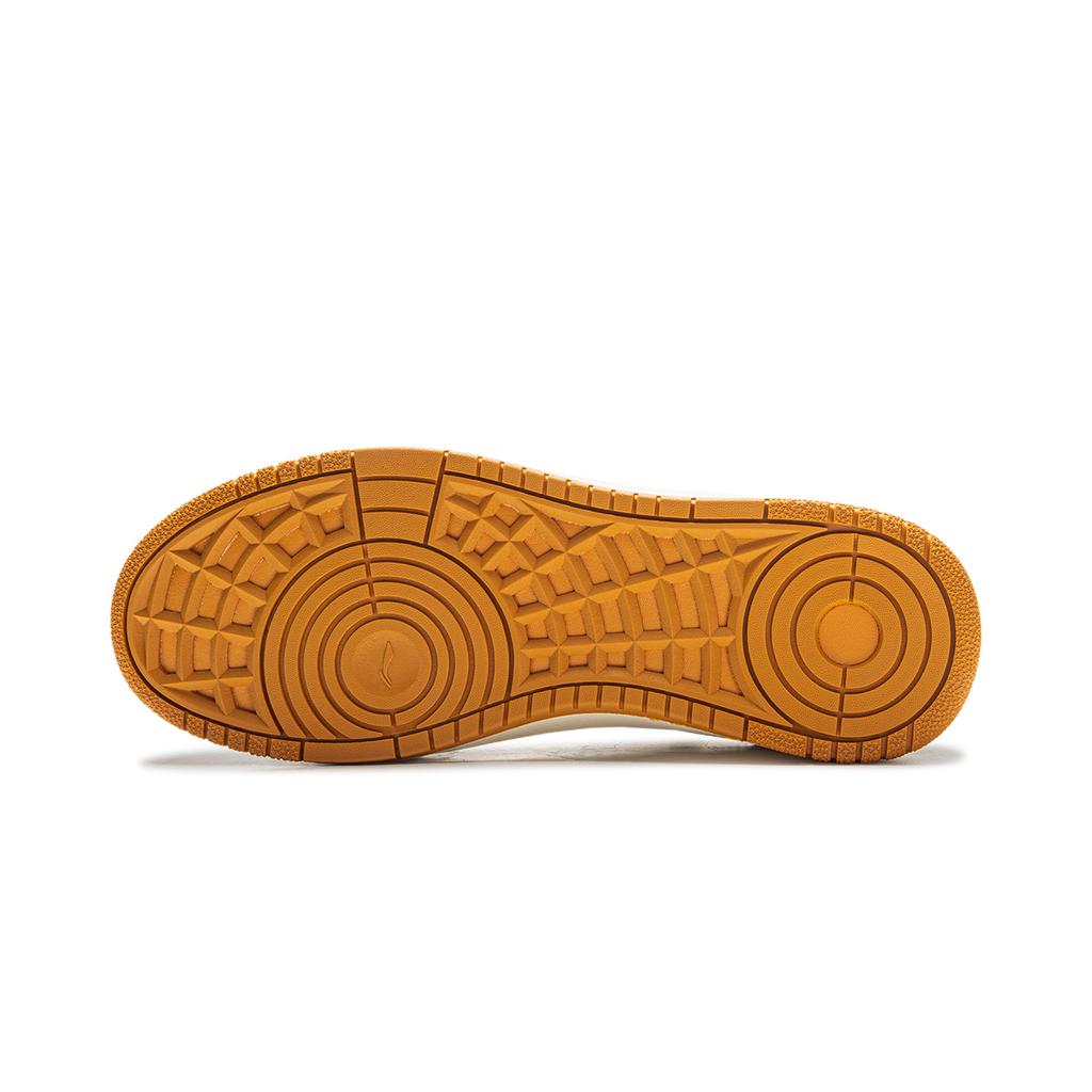 Li Ning Tianji Мягкие Противоскользящие Амортизирующие Износостойкие Увеличивающие Рост Низкие Кеды для Скейтборда Мужские Белые AGCV341-3