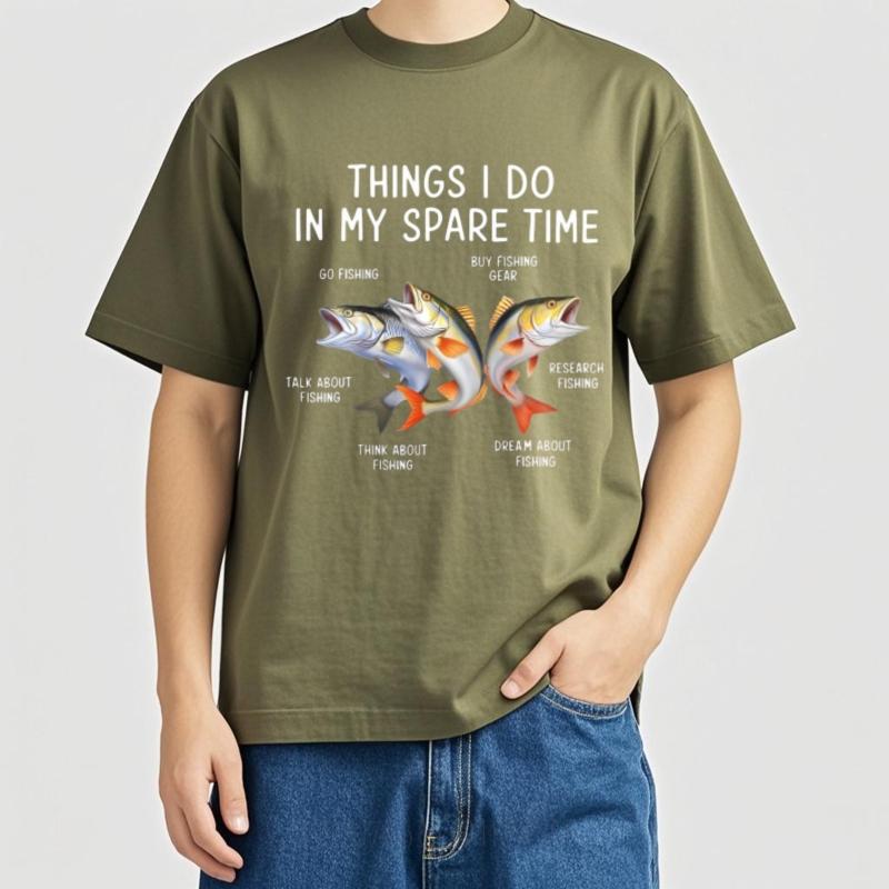 Rock For Her Summer T Shirt Big Size Teeshirt Things I Do In My Spare Time Hiphop Boys Teeshirt Workout Tshirt Round Neck Tee