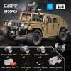 Cada 3935Pcs 1:8 SUV Armored Car Buggy Trucks Pickup Bricks City Off-road Remote Control Car Building Blocks Toy for Boys Gifts