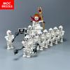 Нетоксичные Одиночные Кубики Moc Сделай Сам Темный Вестник Группа Магов Скелет Череп Строительные Блоки Фигурки Куклы Игрушки Для Детей Подарки