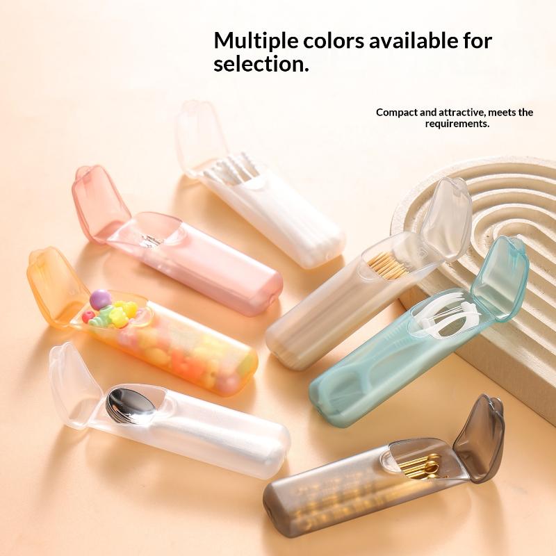 5 шт./набор Мини-коробки для хранения зубочисток Держатель для зубочисток с крышкой Дом Кухня Ресторан Портативный Маленький Чехол для зубочисток