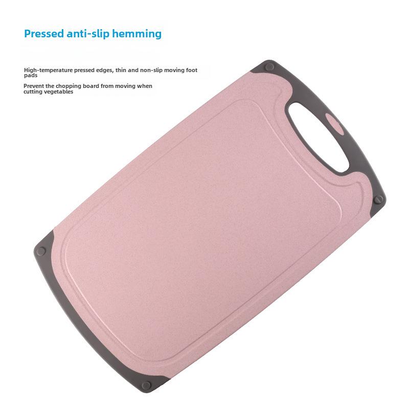 Nordic Style Wheat Straw Plastic Cutting Board - Household Kitchen Use