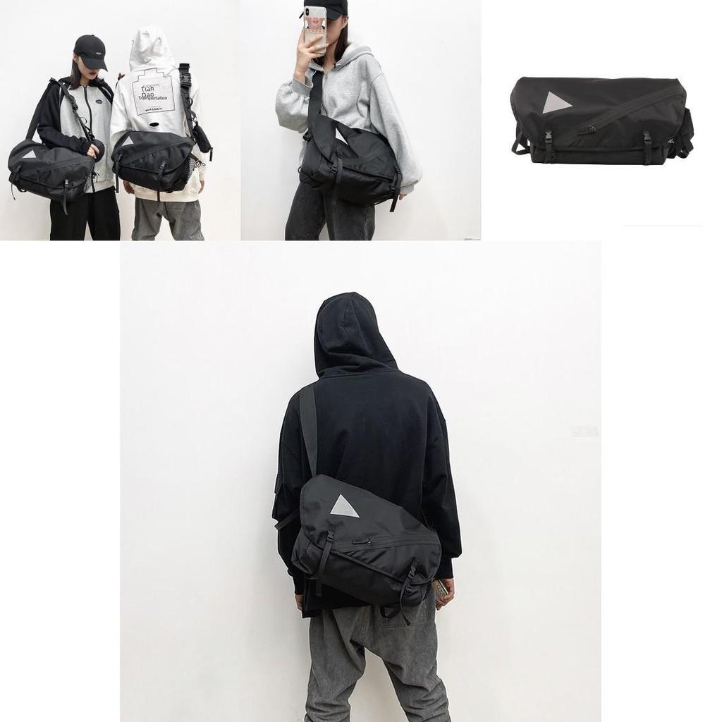 Модная Черная Большая Сумка-Тоут Через Плечо Для Мужчин С Нейлоновой Подкладкой Городской Простой Стиль