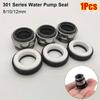 1 шт. Керамическая Углеродная Резиновая Шайба Водяного Насоса Серии 301 Уплотнение Циркуляционного Насоса Подходит 8 мм 10 мм 12 мм