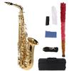 Eb Alto Saxophone Brass Lacquered Gold E Flat Sax 802 Key Type Woodwind Instrument with