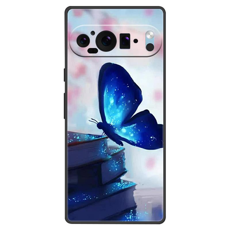 For Google Pixel 9 Pro XL Case Silicone Luxury Space Soft Bumper for Pixel 9 9Pro 9ProXL 5G Phone Cover TPU Funda Fashion Bag
