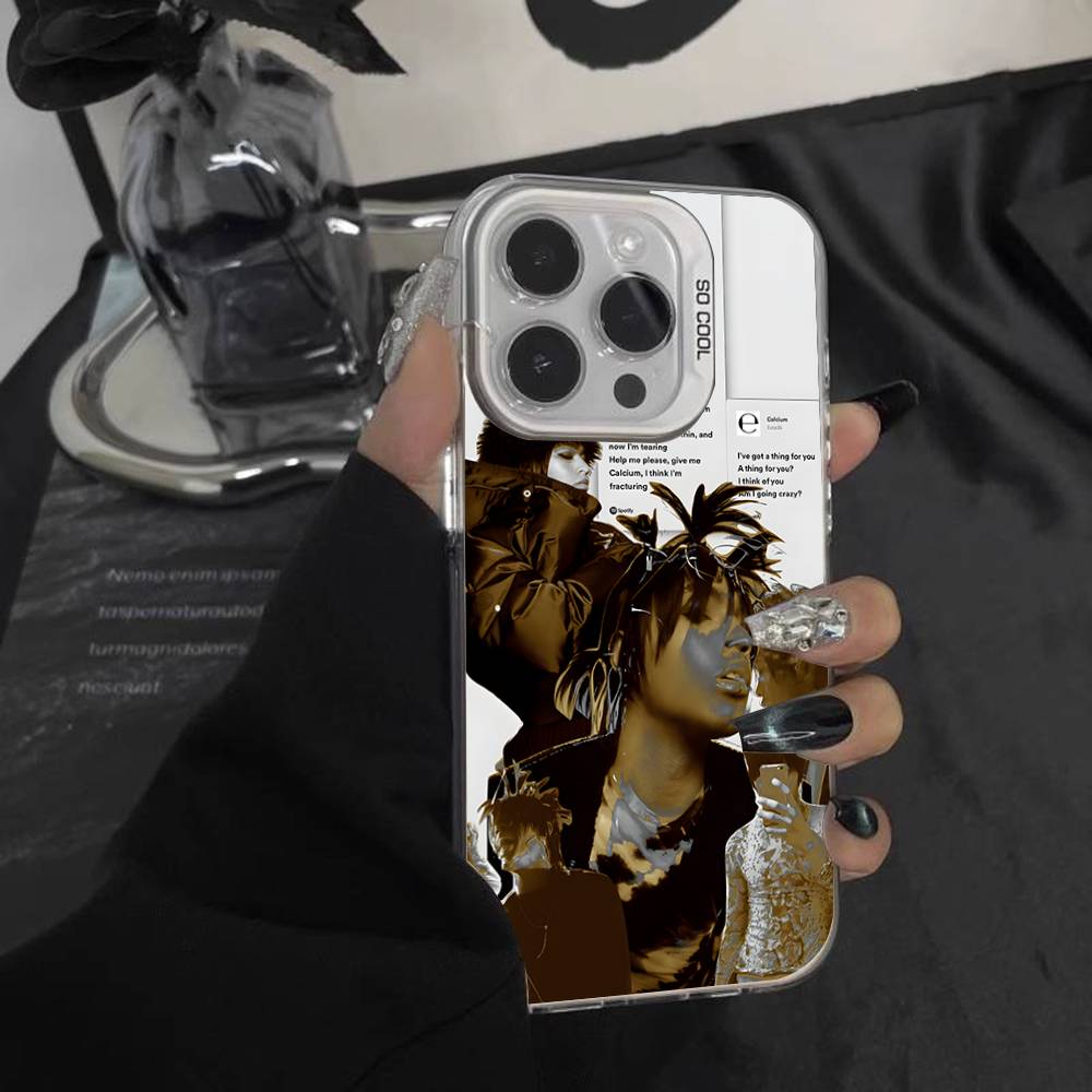 Чехол для телефона Drain G-Gang Ecco2k для iPhone 16,15,14,13,12,11,Pro,XS,Max,Plus,Mini,SE Белый Конфетный Матовый Ударопрочный Чехол