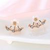 Crystal Stud Earrings Boucle Femme Fashion Flower Earrings for Women Gold Bijoux Jewelry Mujer MIT