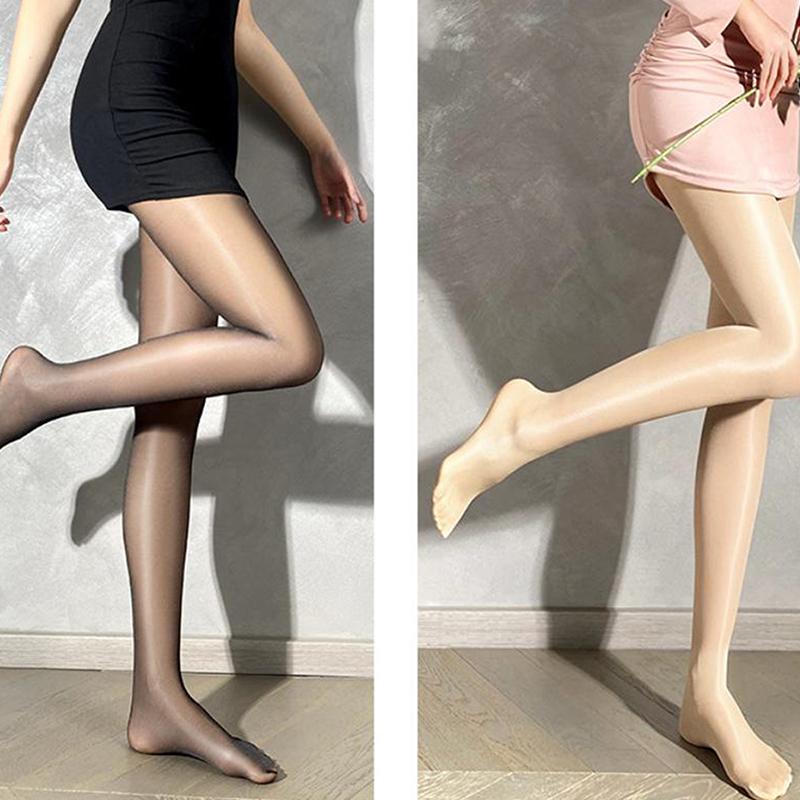 Сексуальные Блестящие Глянцевые Колготки Гладкие Носки с Лошадиным Жиром Колготки Глосс Анти-Зацепки С Завышенной Талией Колготки Аврора Ультратонкие Длинные Носки