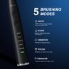 Электрическая зубная щетка USB-перезаряжаемая для взрослых, долгий срок службы батареи 360 дней, IPX7, 4 сменные насадки, дорожный футляр SG-575