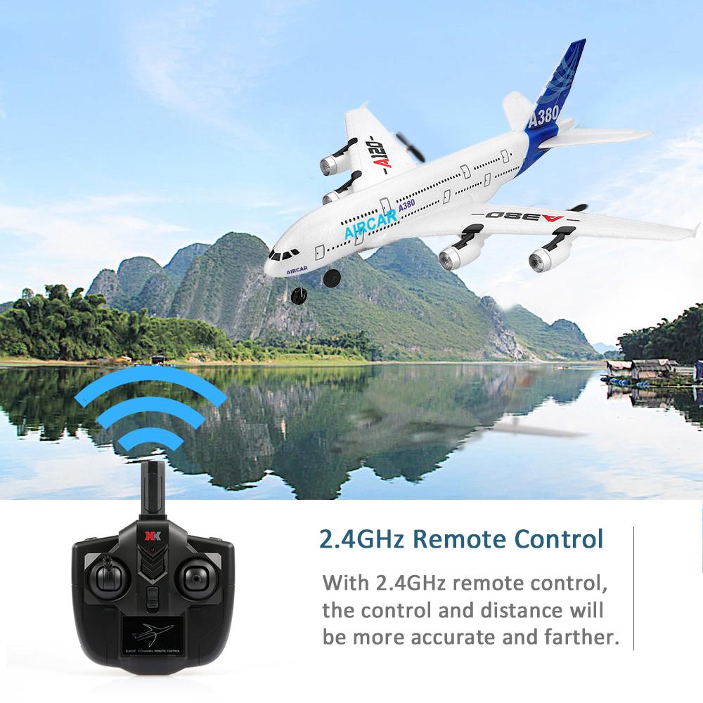   XK A120 Aircar  80 Model Plane 3CH EPP 2.4G Remote Control Airplane Fixed-wing RTF 